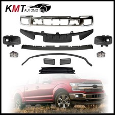 New Front Bumper Cover Panel Kit With Fog Light For 2018 2019 2020 Ford F-150 New Front Bumper Cover Panel Kit With Fog Light For 2018 2019 2020 Ford F-150