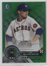 2018 Bowman Bowman Scouts' Top 100 Green Refractor /99 JB Bukauskas #BTP-88