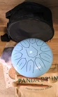 NEW Panda Drum Plus Blue Steel Tongue Handpan w/Music Book 11" for Adults/Kids