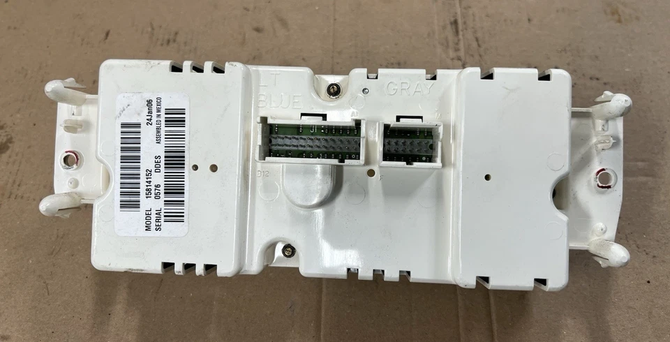 Controle climático automático de temperatura digital compatível com 05-06 GMC ENVOY TRAILBLAZER RANIER - Imagem 2 de 3