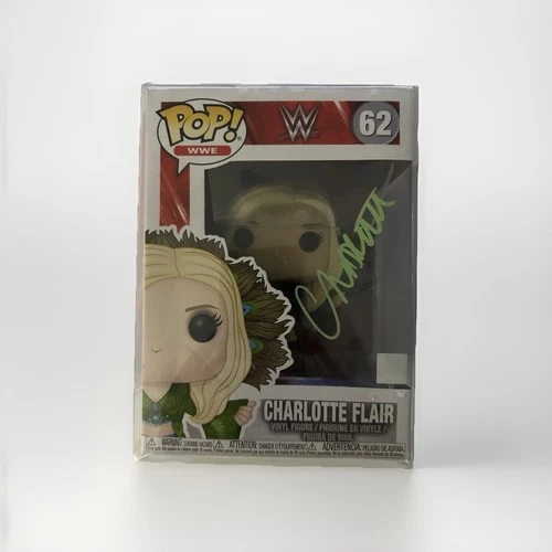 WWE Charlotte Flair Signed Funko Pop With COA