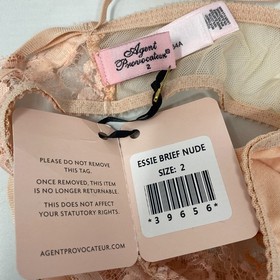 Agent Provocateur Essie Nude 2-piece Set: Bra 34C/ Brief AP2 Small