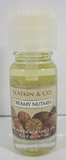 Bath and Body Works Home Fragrance Oil  0.33 oz  Slatkin Creamy Nutmeg
