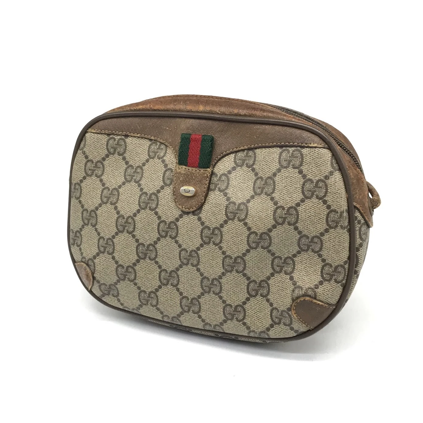 Sac à bandoulière Gucci Old Gg Supreme Sherry Line 89.02.066 marron magasin Kurayoshi
