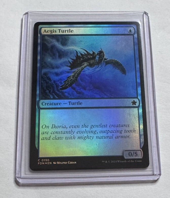Aegis Turtle #150 Foundations Foil Creature MTG NM/M