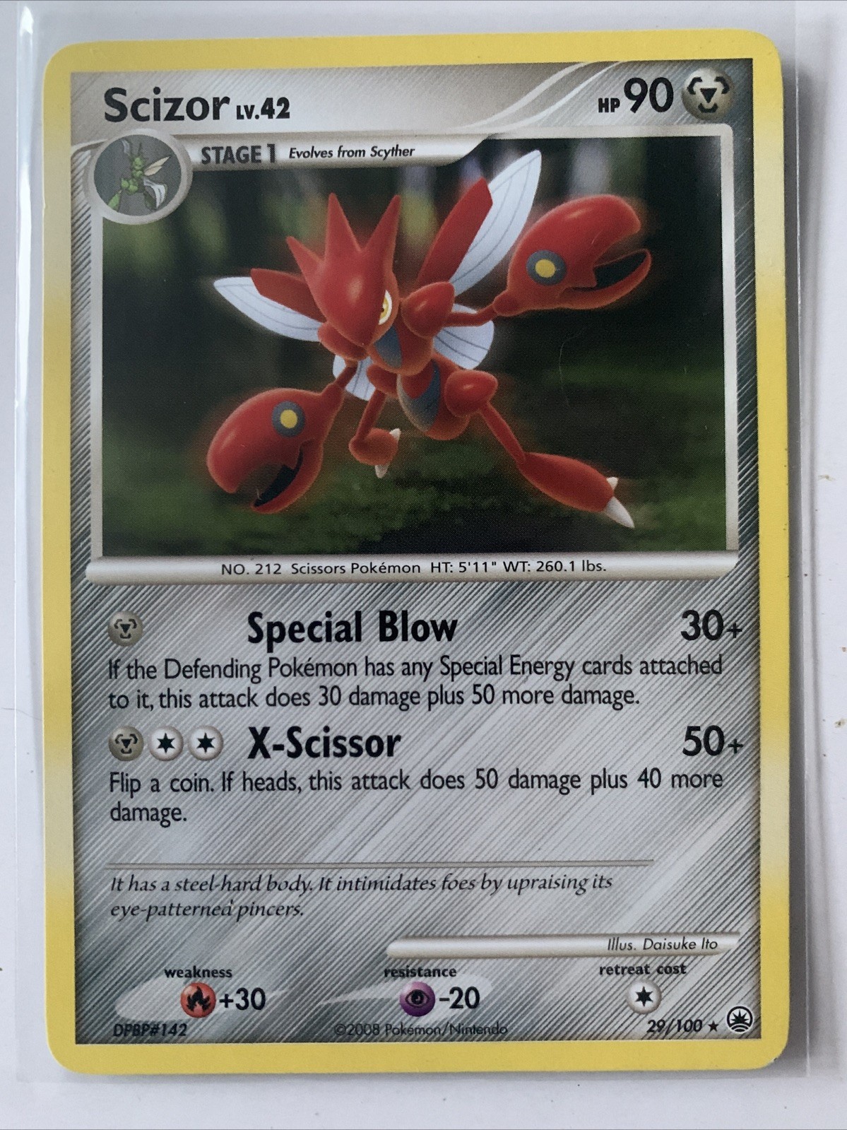 Scizor - 29/100 - Pokemon Majestic Dawn Non-Holo Card 