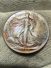 1937 Walking Liberty Silver Half Dollar *BU+++ * Red Hue High Grade Toned Gem L2