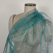 Elegant Silk Indian Banarasi Art Dupatta Scarf/ Shawl In Blue