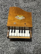 Mesa vintage piano de cola instrumento infantil música teclas de madera trabajo