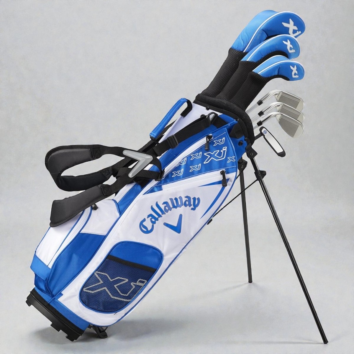 Callaway XJ Level 3 Junior Golf Club Set (7-Piece) + Stand Caddy
