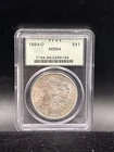 1884-O Morgan Silver Dollar PCGS MS64 UNC B6