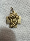 Jesus Religious Medal Pendant | 24k Gold Plated Catholic Pendant Over .925 Silvr — photo 1