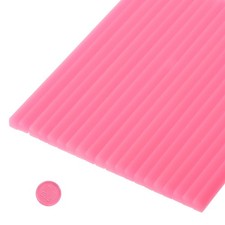 30 Pcs Fluorescent Red 1/4 Cylinder Sealing Wax Stick Glue Gun Wax Seal Rod 0.34 per stick