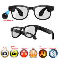 AI Smart Glasses with Translation Camera and Video Recording