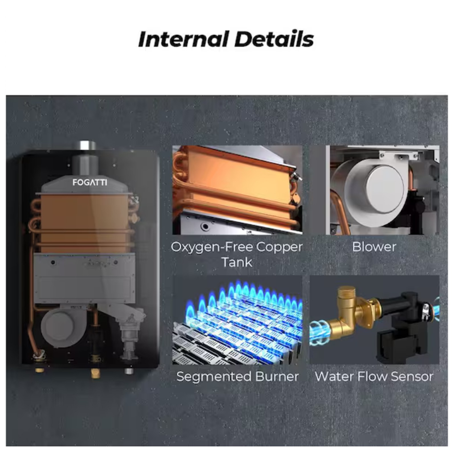 【90% NEW】24L 7.5 GPM Tankless Natural Gas Water Heater Instant Whole Home Use