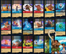 Disney Lorcana Moana  Heart of the Ocean  Custom Curated Powerful 60-Card Deck