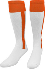 2-in-1 Baseball Stirrup Socks | Classic Knit-In Design | Made in USA