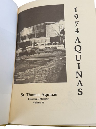 Yearbook 1974 Aquinas High School Florissant Missouri MO St Thomas Reflections - Picture 2 of 8