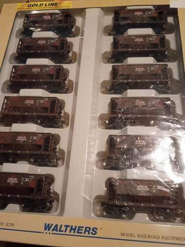WALTHERS HO Escala 1/87 932-4472 DM&IR ORE CARS (12 coches) Nuevo en caja  | Condition: New