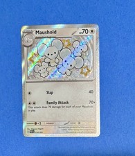 Maushold - Baby Shiny Rare SV: Paldean Fates 210/091 NM Pokemon TCG