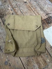 WW2 British Army MKVII G Mask Bag ~ Indiana Jones Bag ~ Unissued ~ 1941 Dated