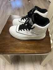 White Rebound Patrick Ewing NBA High Top Bask...