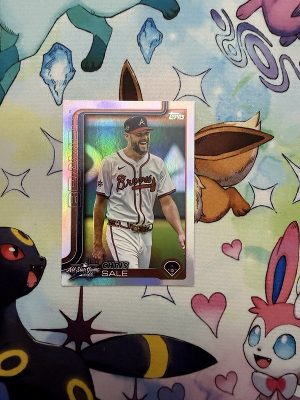 2025 Topps Update Series Chris Sale #ASG-39 All-Star Game Rainbow Foil