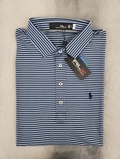 RLX Ralph Lauren Performance Newport Navy Golf Polo Shirt Men's Size XL