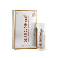Gluton 1000 Vitamin C Tabletten für strahlenden & ebenmäßigen Hautton 15...