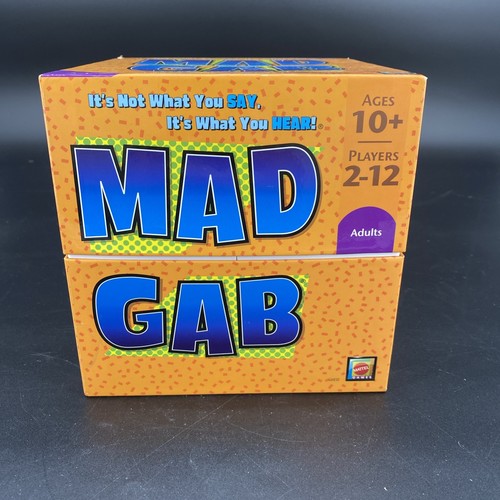 Mad Gab Party Card Game 2-12 Players Mattel Games - Picture 2 of 7