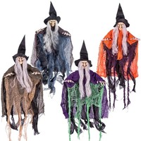 BöSe Hexe Zur Halloween-Deko, Zum AufhäNgen, Mehrfarbig, 4Er Set