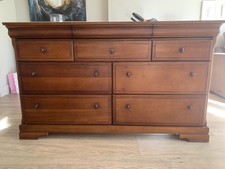Vintage Olympus Cherry Wood Large Chest of Drawers VGC - like Grange Forestier