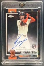 2026 Topps Chrome Sapphire Bryce Eldridge #RA-BE Auto Black Refractor /10 RC
