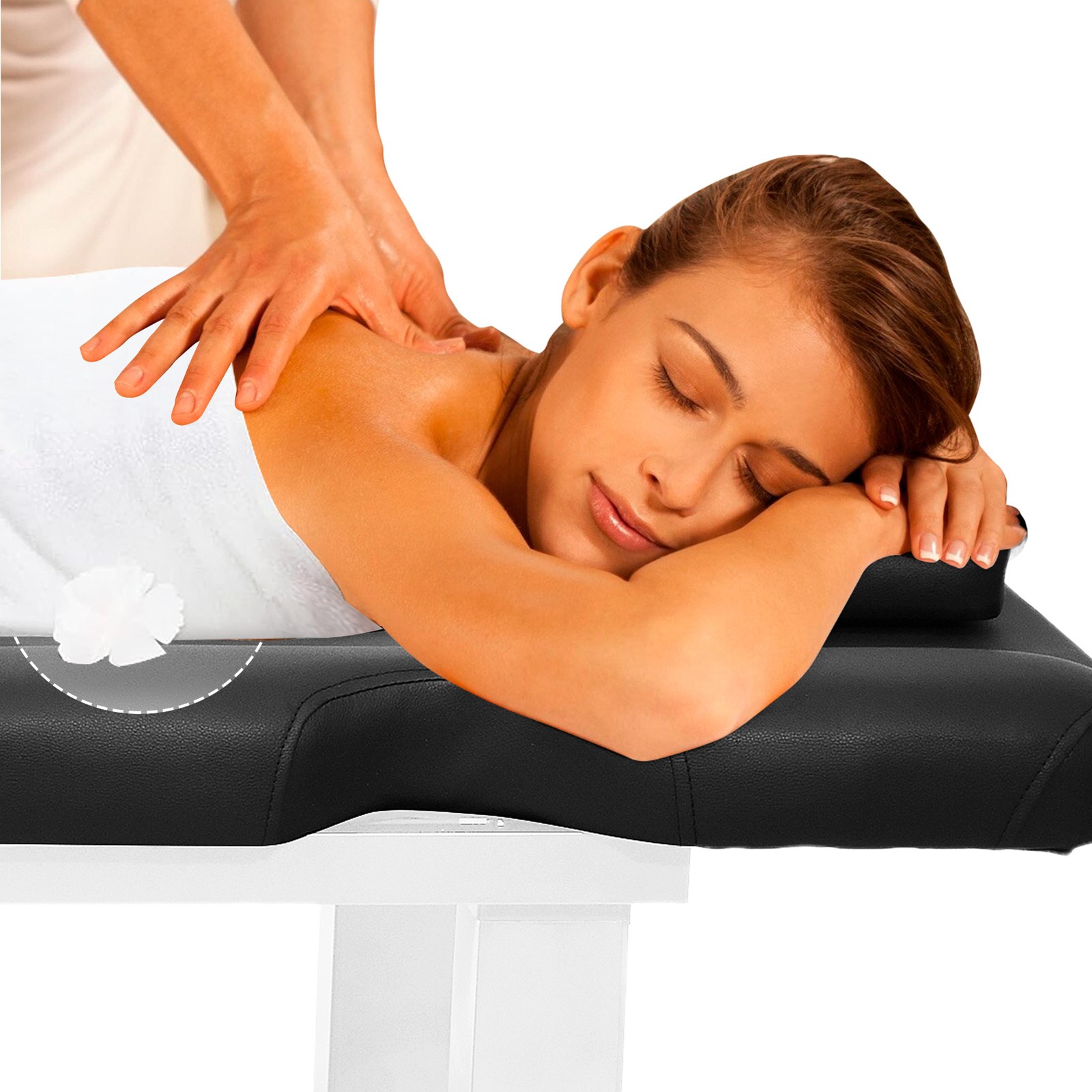 Massage Table Stationary Massage Bed Salon Bed Physical Therapy Bed Spa Tattoo