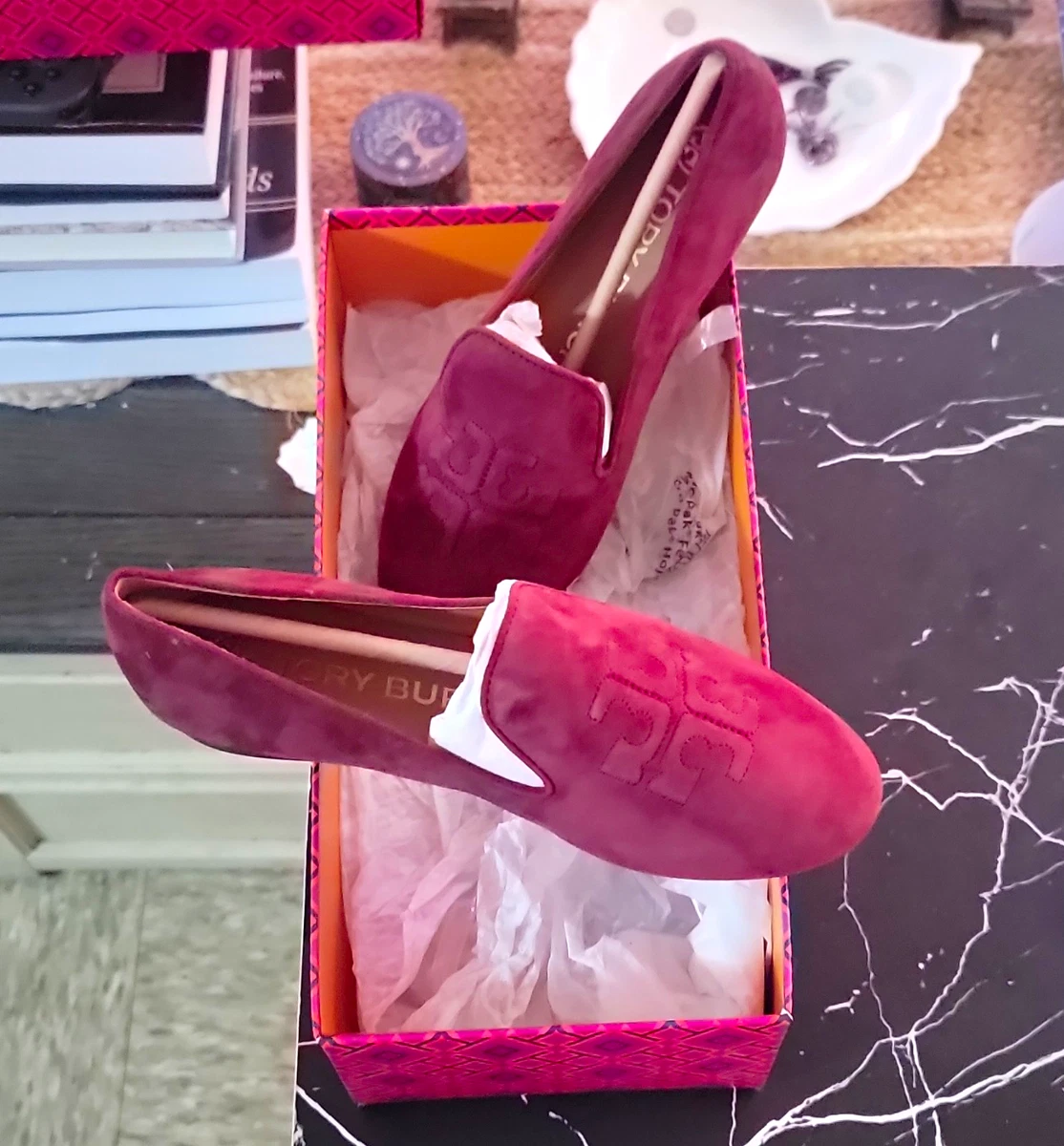 Tory Burch Loafer Suede Flats for Women for sale | eBay