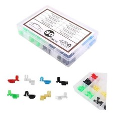 80PCS Car Door Lock Rod Clip Kit,Portable Car Door Handle Clip Kit for Fixing