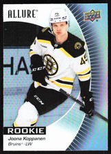 2023-24 Upper Deck Allure Black Rainbow Joona Koppanen Rookie Boston Bruins #103