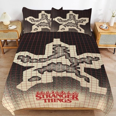 Hawkins the Upside Down Bettwäsche Set 76. Name Hinzufügbar Bettdeckenbezug