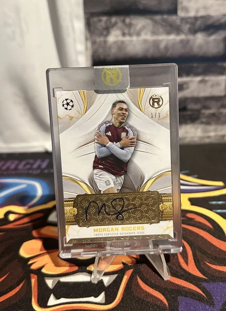 2024/25 Topps Reverence UEFA Club Competitions Morgan Rogers 1/1 Aston Villa