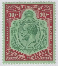 NYASALAND PROTECTORATE 37  MINT LIGHTLY HINGED OG * NO FAULTS VERY FINE! - OEF