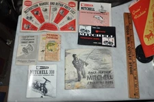 VTG  Lot Heddon Mitchell Garcia  Penn Shakespeare Catalogs and Manuals