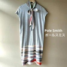Pole Smith Colorful Bowtie Tunic Mini Dress M Japan