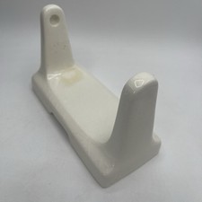 VTGRetro Mid-Century Crack White Porcelai ERRORpc Toilet Paper Holder Wall Mount