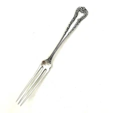 Antique Sterling Silver Strawberry Fork Durgin Cromwell Pattern