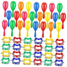 Libima 48 Pcs Shaker Musical Instruments Including 24 Plastic Percussion