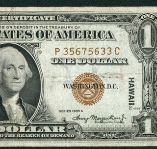 $1 1935 A (( HAWAII )) Silver Certificate PAPER CURRENCY AUCTIONS