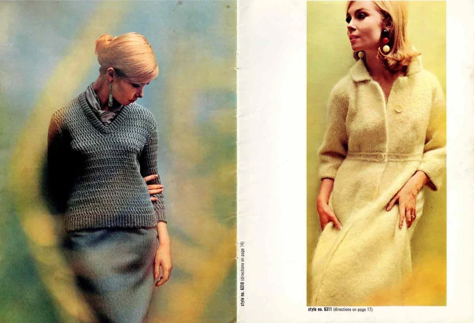 Knitting Pattern Brunswick No 643 Dreams Jackets Sweaters 1960's Fashions VTG - Image 3 of 4