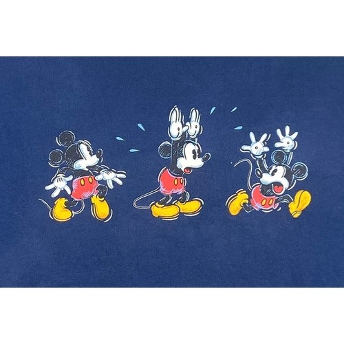 Maglione Felpa Girocollo Topolino Disney Store Vintage | Medium | Navy - Foto 6 di 8