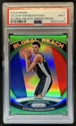 2023-24 Prizm Victor Wembanyama Global Reach Rookie RC Prizm Green #2 PSA 9
