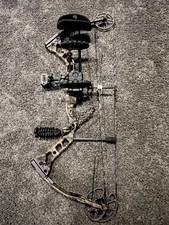 Ross Cardiac Compound Bow Left-Hand 27 Inch 60 Pound Set Up Ready To Shoot